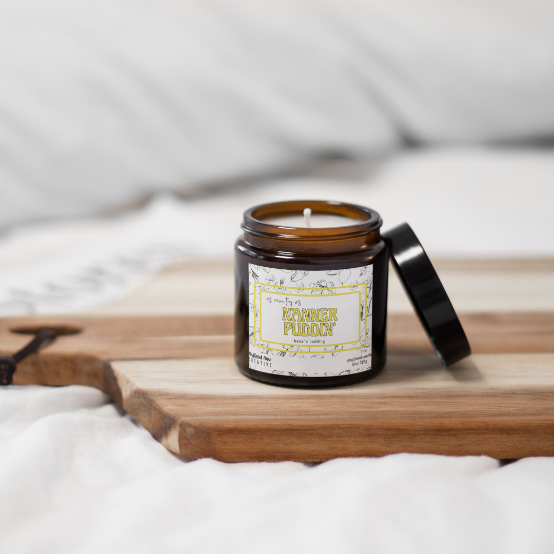 As Country as Nanner Puddin' Soy Candle