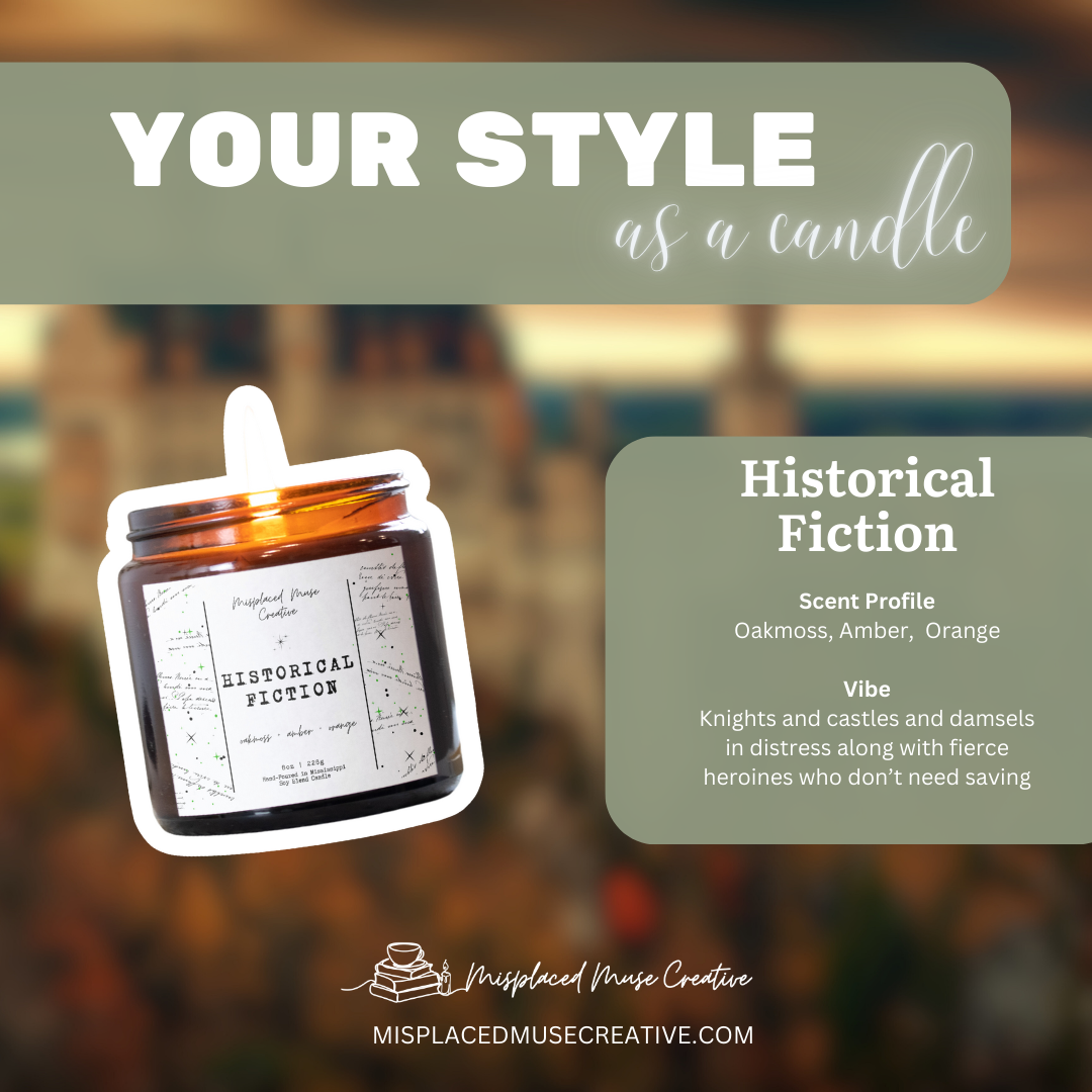 Historical Fiction Soy Candle