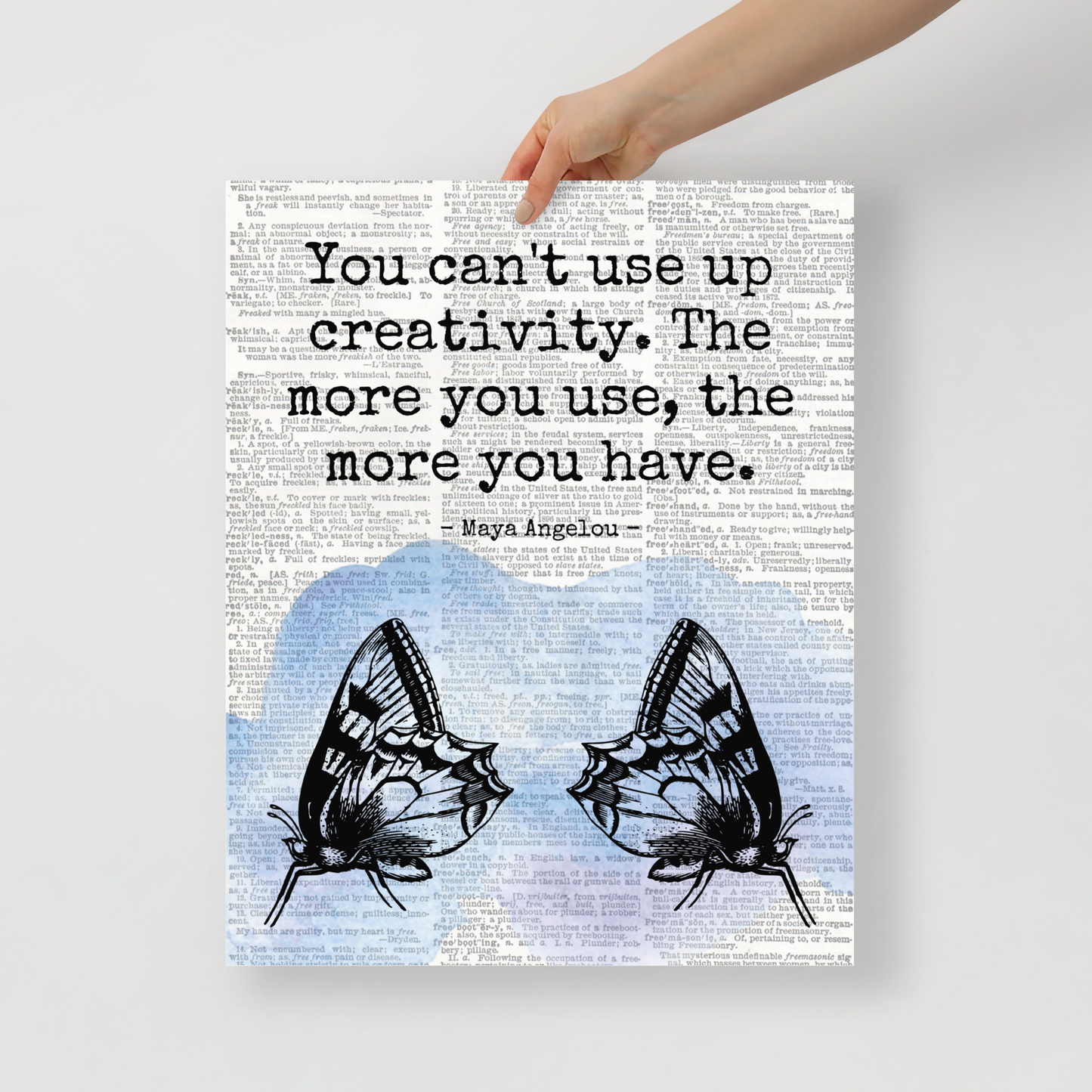 Maya Angelou Quote Poster