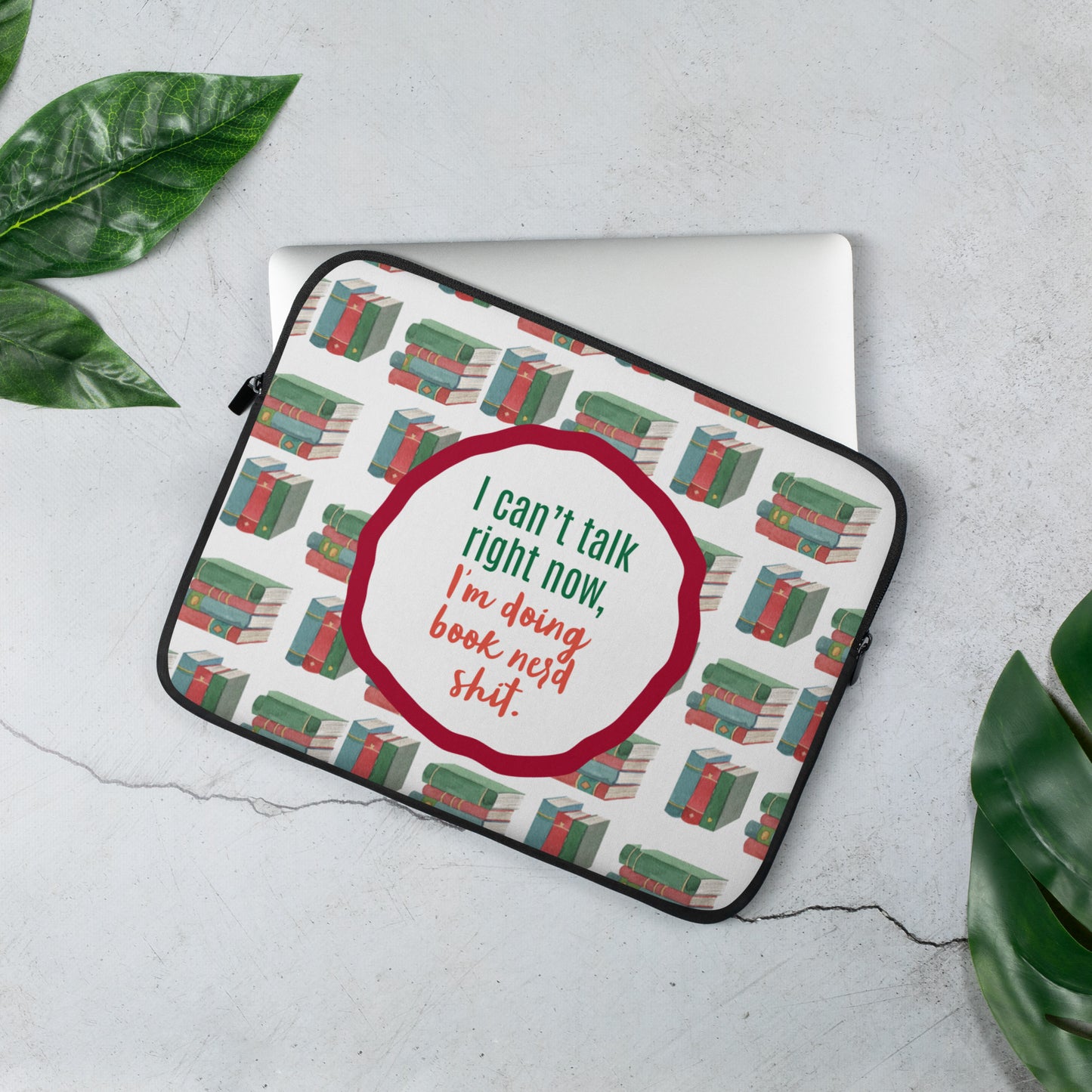 Book Nerd Sh*t Laptop Sleeve