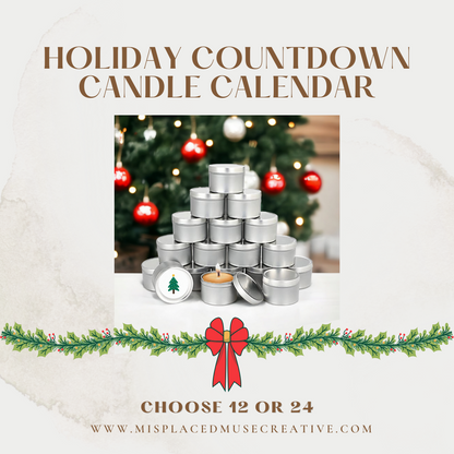 Holiday Countdown Candle Calendar