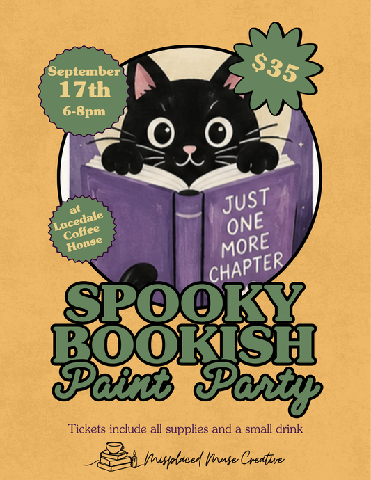 Spooky Bookish Painting (9/17/26)