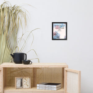 Creativity is a Wild Mind Framed Wall Art
