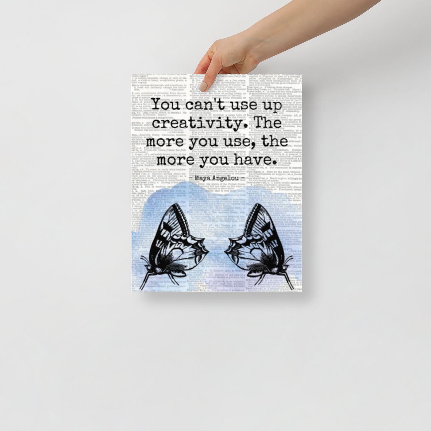 Maya Angelou Quote Poster