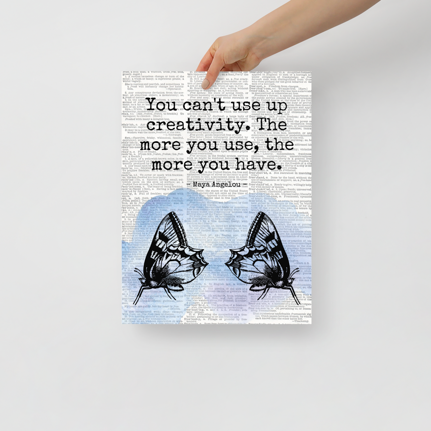 Maya Angelou Quote Poster