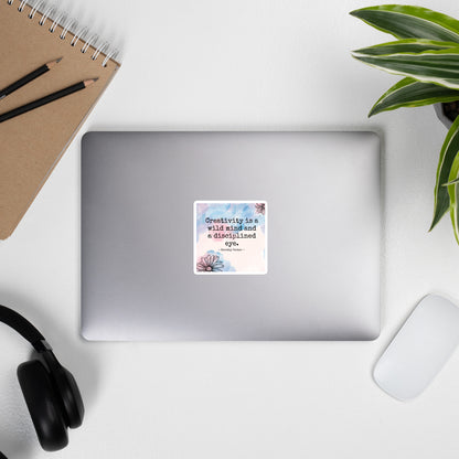 Creativity is a Wild Mind Vinyl Bubble-free Laptop Stickers